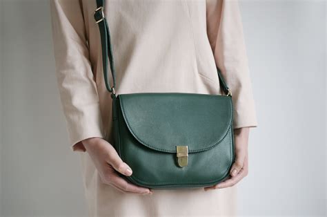 forest green crossbody bag.